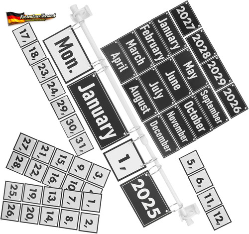 Flip kalender set für büro - kalender,
