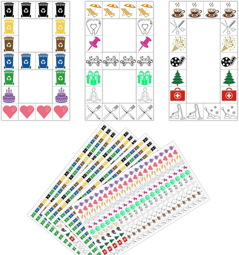 Kalender sticker 880 stück - kalender,