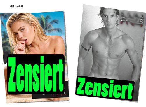 Erotik kalender set pin - kalender,