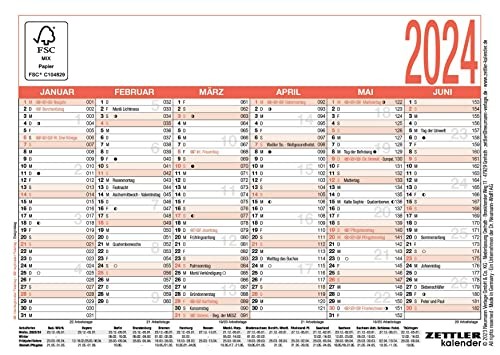 Arbeitstagekalender 2024 6 - arbeitstagekalender, a6