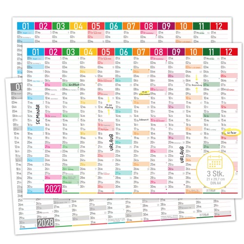 Tafelkalender 2027 color - 2027,