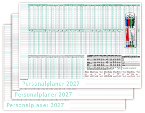 Urlaubsplaner din 2027 - urlaubsplaner, b2