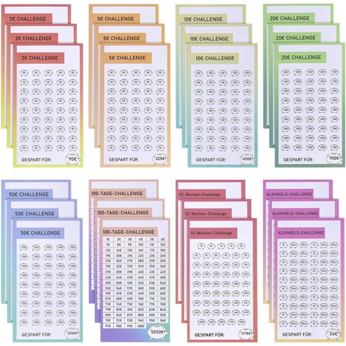 Sparchallenge budgetplaner set - sparchallenge,