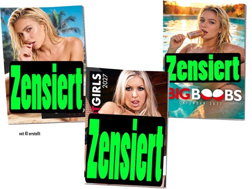 Erotik kalender set - kalender, pin