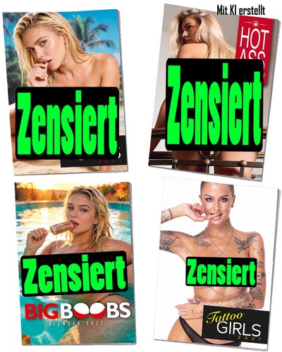 Erotik kalender set pin - 4-er,