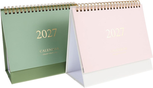 Tischkalender 2027 2er set - 2027,