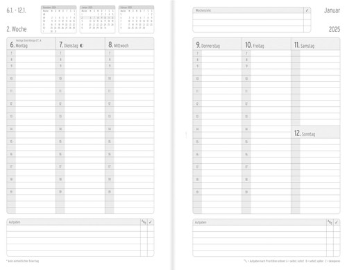 Buchkalender 2025 softcover - buchkalender,