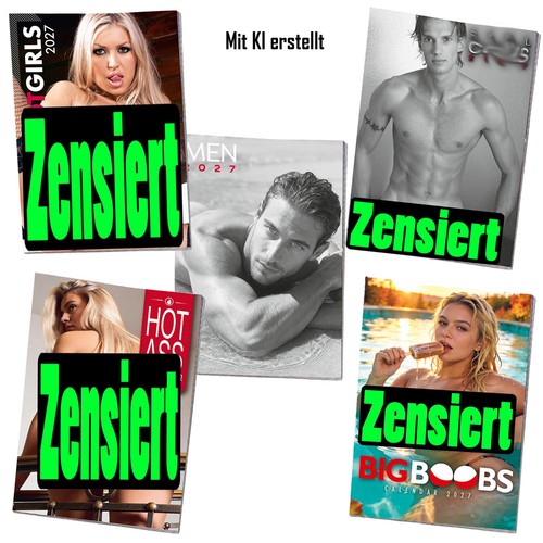Erotik kalender set pin - 5-er,