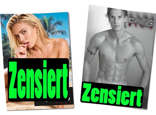 Erotik kalender set pin - set, 2-er