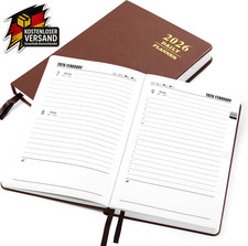 A5 Wochenplaner Leder Kalender