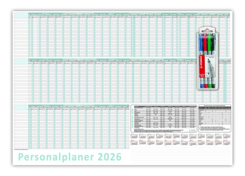 Urlaubsplaner din 2026 - b2,