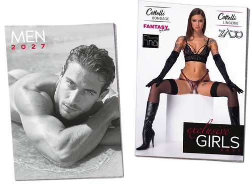 Erotik kalender set pin - kalender, 2-er
