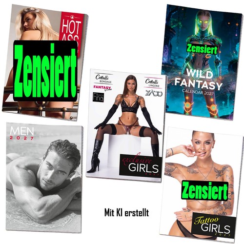 Erotik kalender set pin - 5-er,