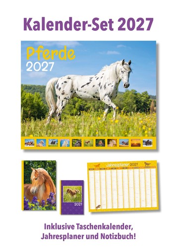 Pferde kalenderpaket 2027 - pferde,