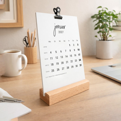 Tischkalender 2027 mit ohne - tischkalender,