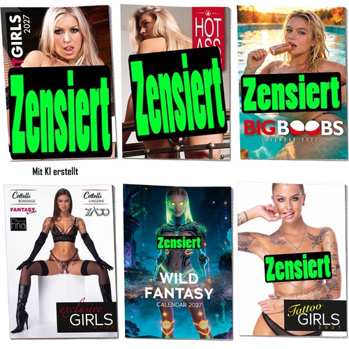 Erotik kalender set pin - erotik, 6-er
