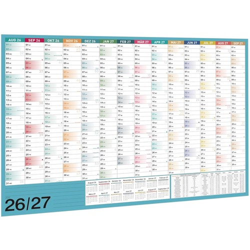 Wandkalender 2026 2027 - , xxl