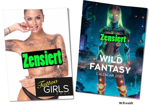 Erotik kalender set pin - kalender,