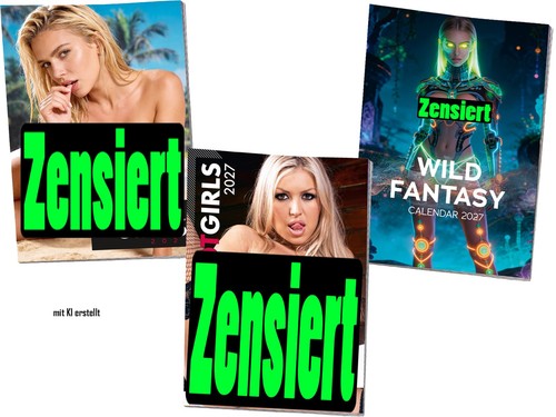 Erotik kalender set pin - 3-er,