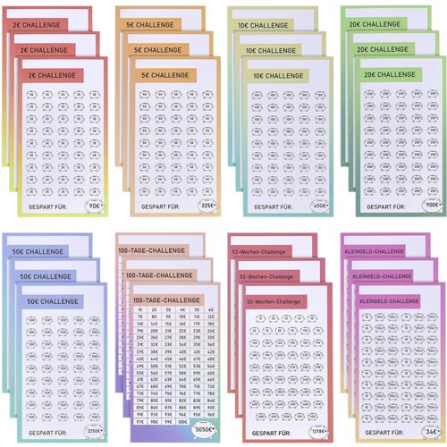Sparchallenge budgetplaner set - sparchallenge,