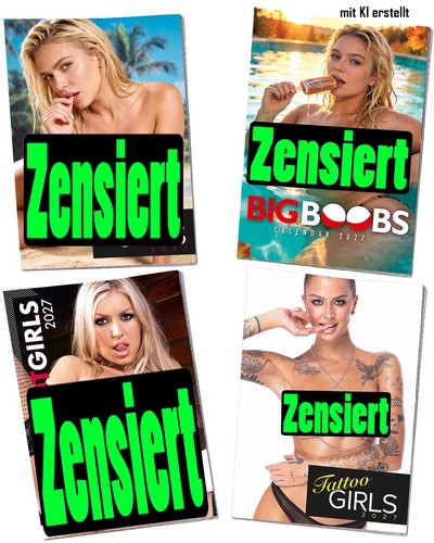 Erotik kalender set pin - kalender, 4-er